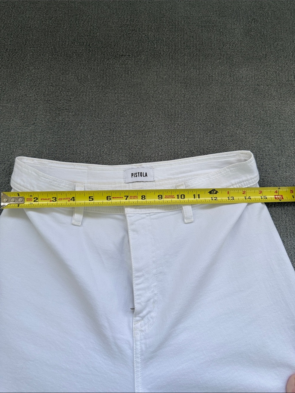 pistola White Ankle Crop Jeans - Picture 9 of 10